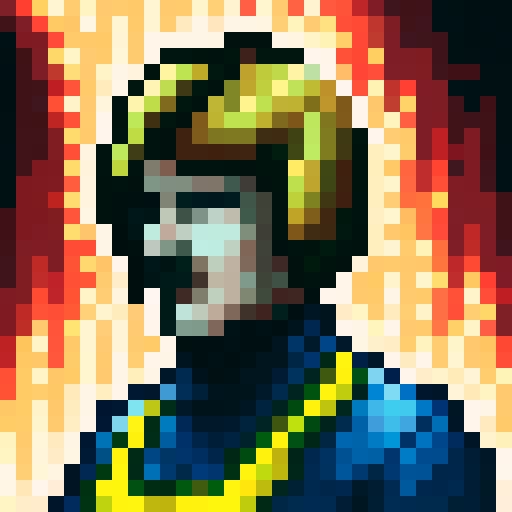 male with mullet smirking