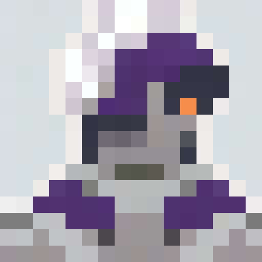 galaxy hat, pixel art, game icon, close up, 16x16, portrait
