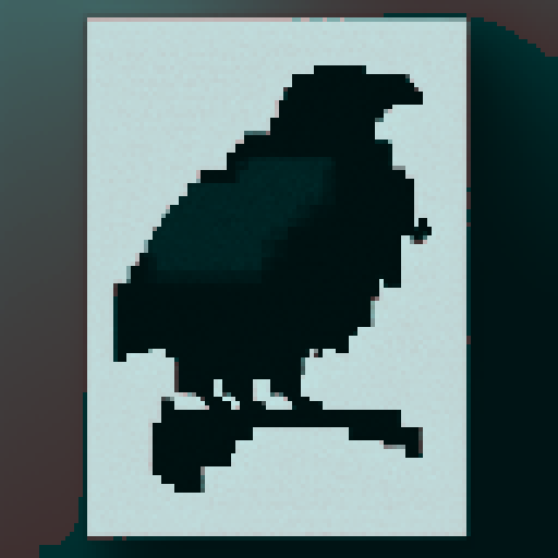 A huge raven like a black cloud