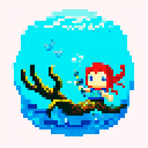 Underwater warrior versing the kraken 