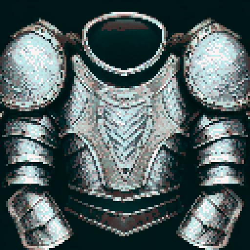 Shimmering metal plates intricately etched with dragon scales, forming a protective layer over the full-bodied warrior, crafted with game asset precision and captured in a stunning close-up shot