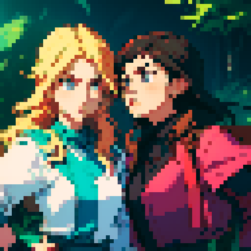 two women have and argument but they are the same person