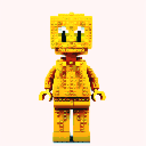 Sponge bob pixel lego 