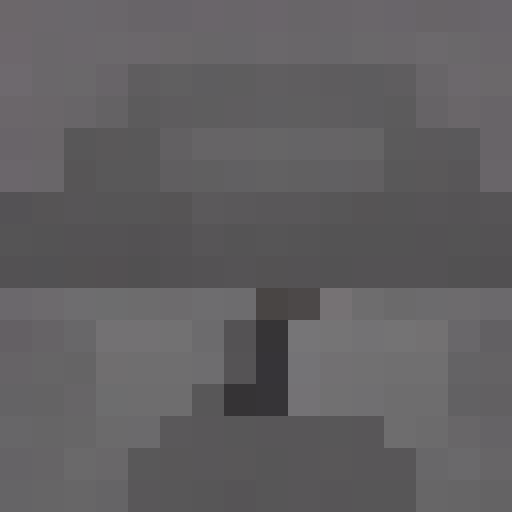 Stone brick with shimmering gold veins, pixelated in a 16x16 game icon style, showcasing a close-up portrait of the block