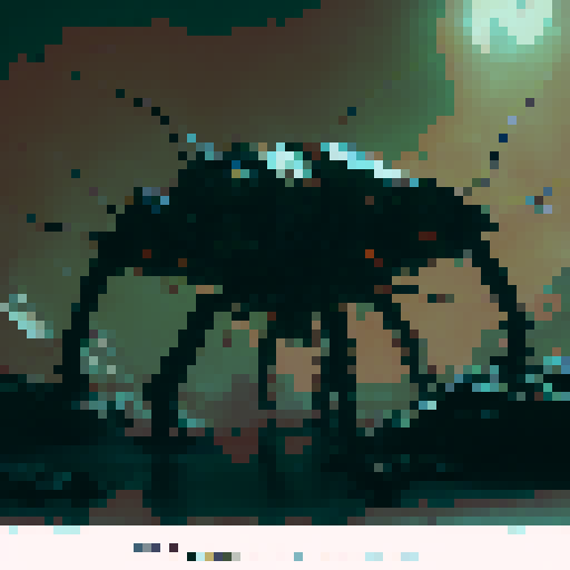 giant demon spider, dark fantasy rpg