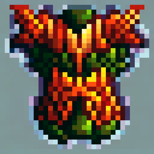 vine wrapped druid armor emblazoned with trees