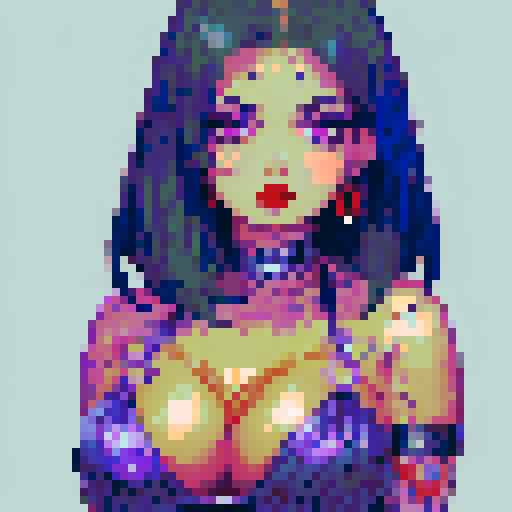 curvy, cute, goth girl,  black hair, purple eyeshadow, red lipstick. Wearing bikini.  glamour shot.