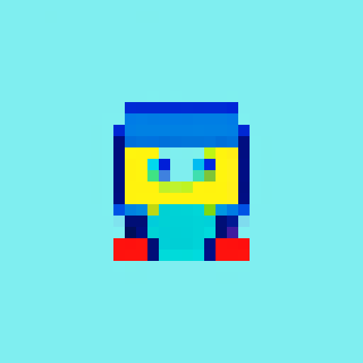 top part of suit, vibrant colors, blocky pixels, retro aesthetic, sharp edges, high contrast, geometric shapes, clean lines, limited color palette, pixelated details, 8-bit style, symmetrical design, bold outlines, dynamic angles