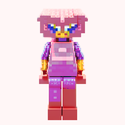 colorful pixel lego blocks arranged in a playful, vibrant composition, showcasing the intricate details and vibrant colors of pixel art in the sRGB color space