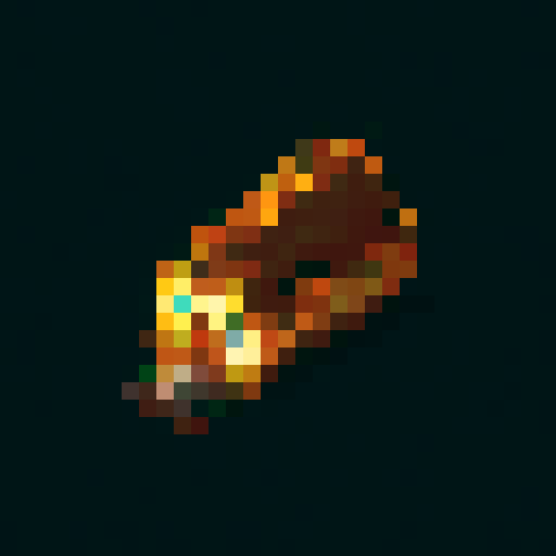pixel art 2d wood log