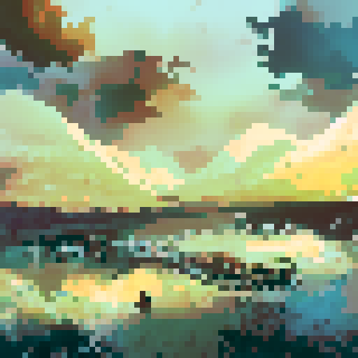 landscape enviroment for creating a tileset for an isometric game, semi realistic