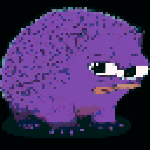 Hedgehog with Pepe face