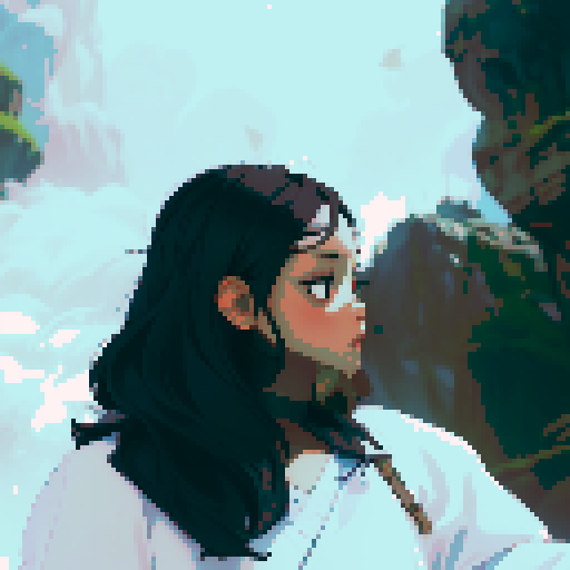 Southeast Asian woman, long wavy hair, White skin, oval face, black eyes, age 20, wearing a robe, blank face