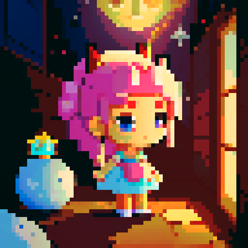 princess in the moon