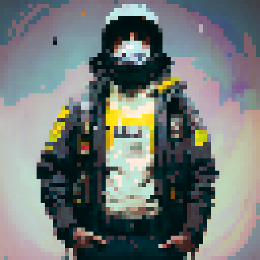 "Carton chaos: A suited businessman and hard-hatted construction worker navigate piles of cardboard boxes, amidst a backdrop of abstract art and graffiti, in an edgy, urban art style."