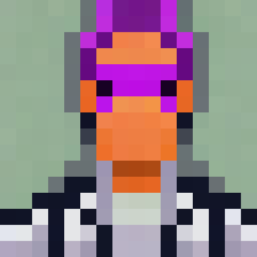 purple haired pirate