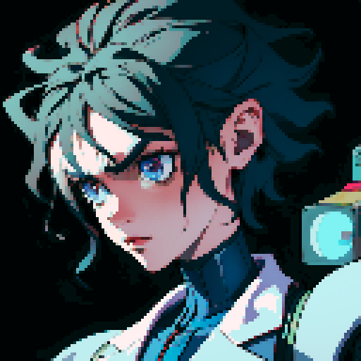 mad scientist with robot