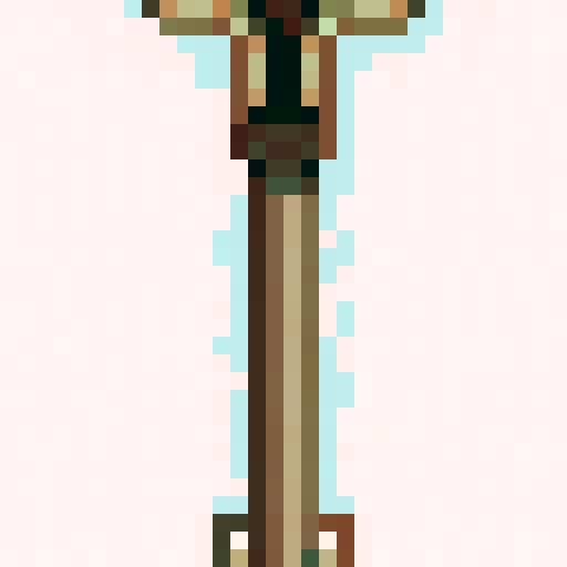 32x32 pixel metal sword icon with sharp edges, glinting in the light, crafted with intricate details and unique engravings, ready to be wielded by a skilled warrior in a close-up portrait skill art style.