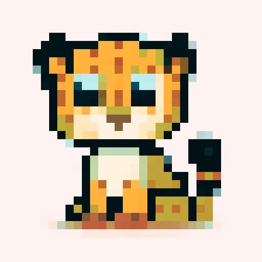 a cute jaguar in the forest