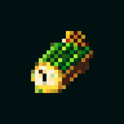 pixel art 2d wood log