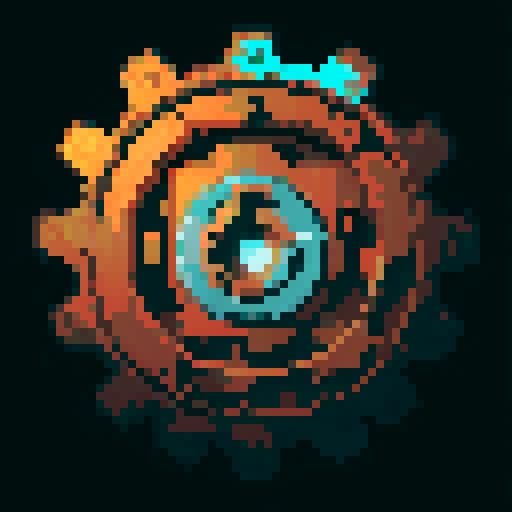 simple, old rusty gear