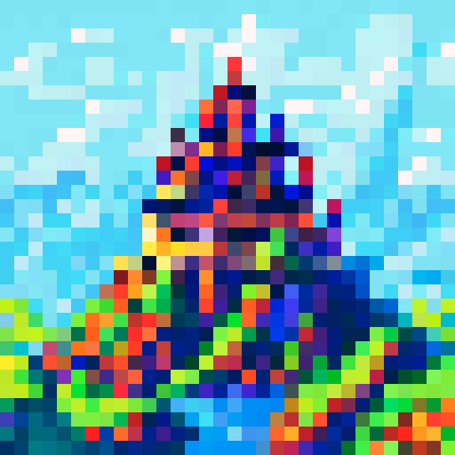 Kamoshida's palace but in 8 bit