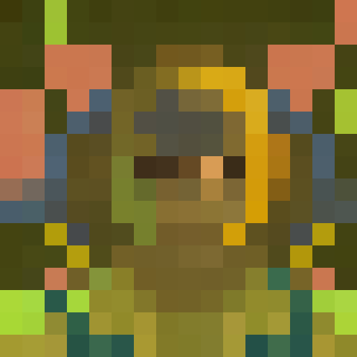 spikey blonde hair, blue eyes, 16bit jrpg main character, game icon, 16x16, pixel art, close up, portrait