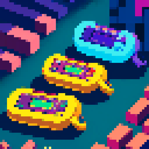 Retro game cartridges, broken, lying in the street