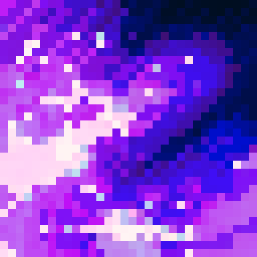 A Pixelart Texture displaying Amethyst texture that is 600x600 Pixel and Tiling
