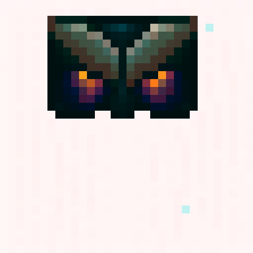 Wings with a purply influence, game icon style, 32x32 pixel art, sRGB, skill art, close up, portrait