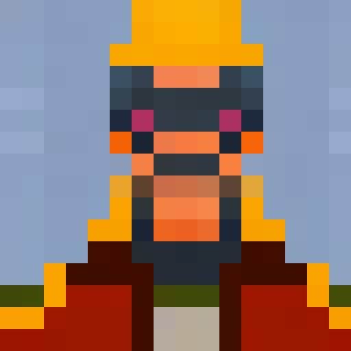 male scientist, short blonde hair, parted down the middle, round glasses, World War II era, game icon, 16x16, pixel art, close up, portrait