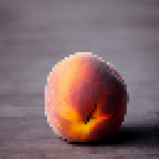  a peach with great eyes