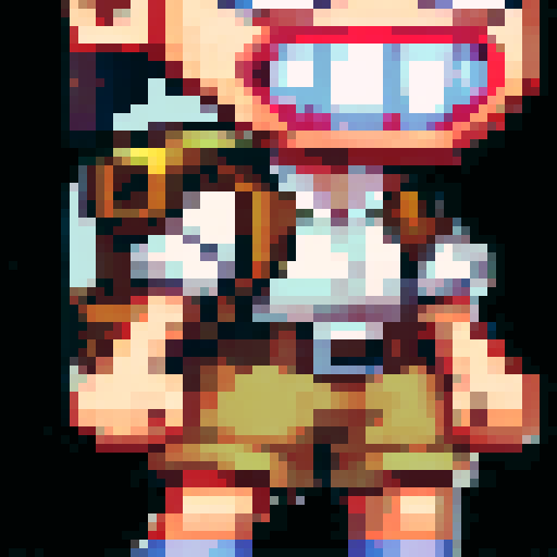 Complete caracter for a 2d platformer game
