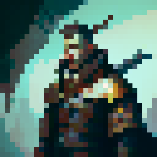 A Medieval Hero-Boy with a sword in 32x32 bit style sprite sheet