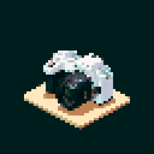 Isometric view of a modern SLR camera.