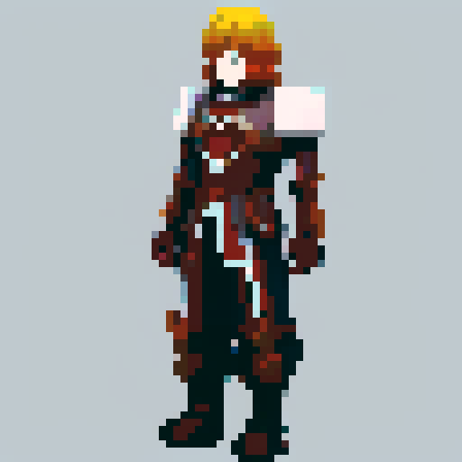 create a version of the reference image in which the character walks (to create an animation)