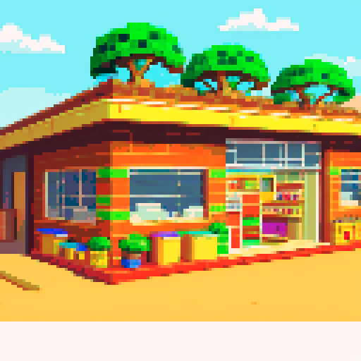 African wholesale building with a light theme and stocked shelves