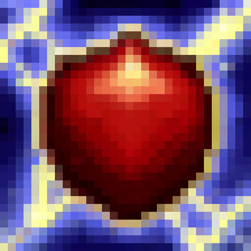 Icy blast freezes fiery foe in pixelated battle.