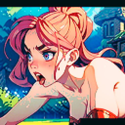 sexy naked woman, bent over, giving oral sex, blowjob, head, porn
