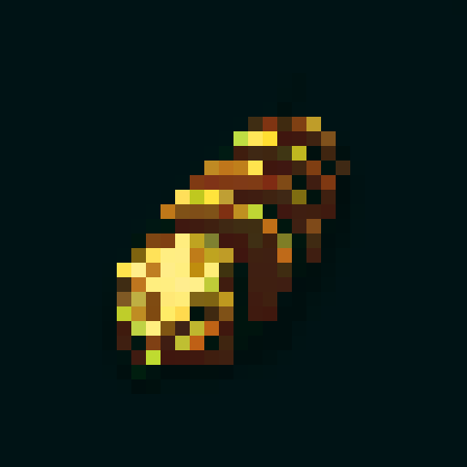pixel art 2d wooden log