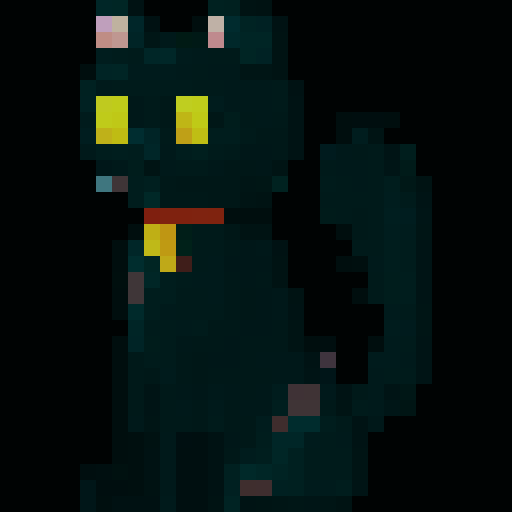 cat, cute, game icon, 32x32 pixel art, sRGB, skill art, close up, portrait, vibrant colors, big round eyes, fluffy fur, playful expression, whiskers, adorable nose, unique markings, charming smile