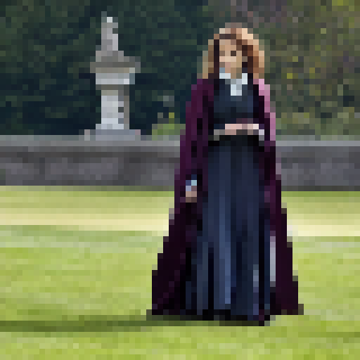 Hermione Granger is a princess and visit her grandmother