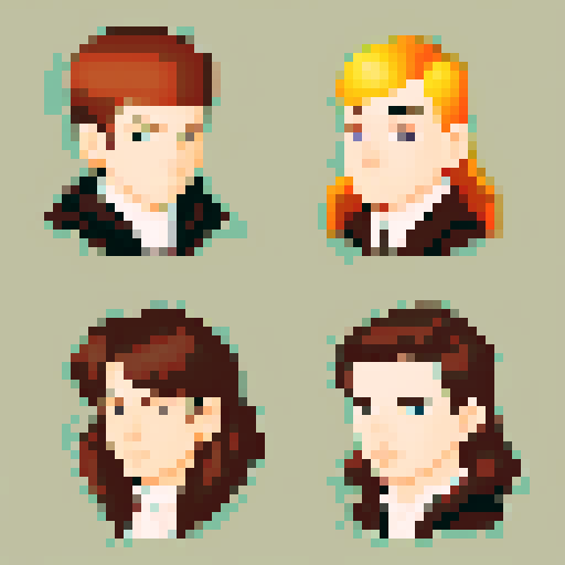 portraits of different male people during the 16th century
