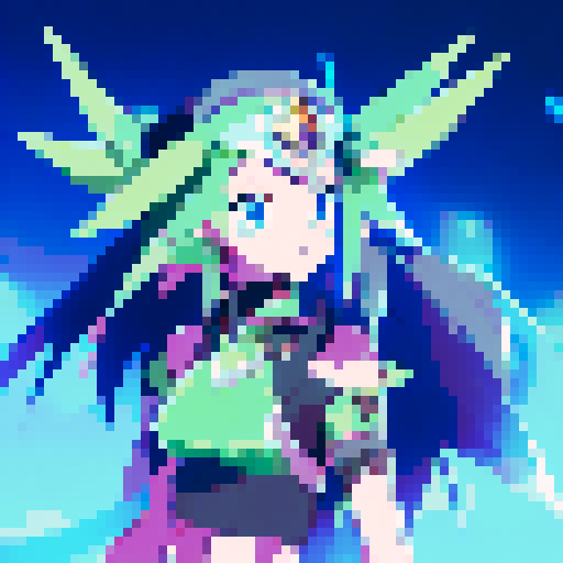 Female elf, green, revealing armor,