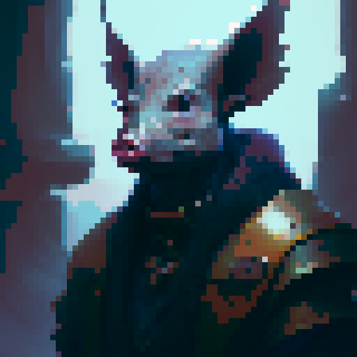 fantasy game headshot profile pic. pig/human hybrid barbarian.