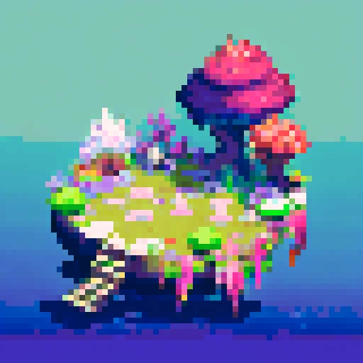 Pixel landscapes 