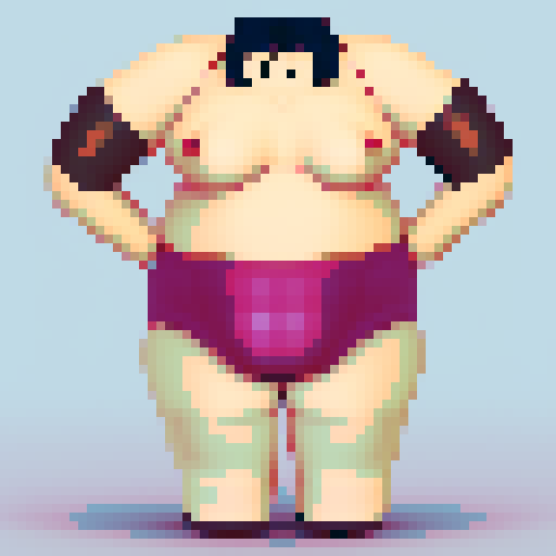 chubby cartoon in underwear