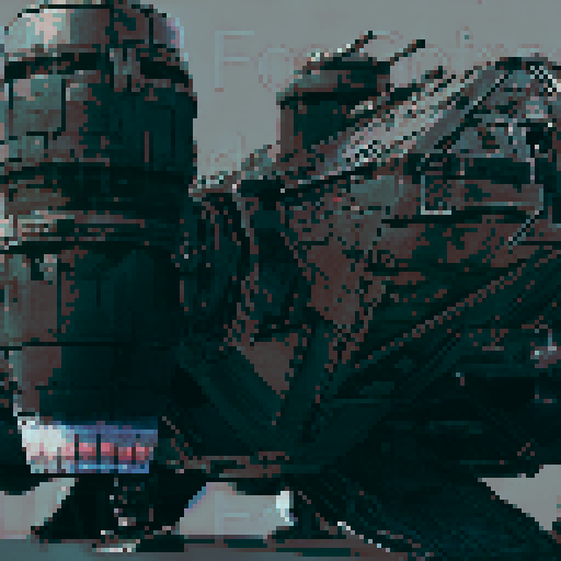 pixel art silver spaceship
