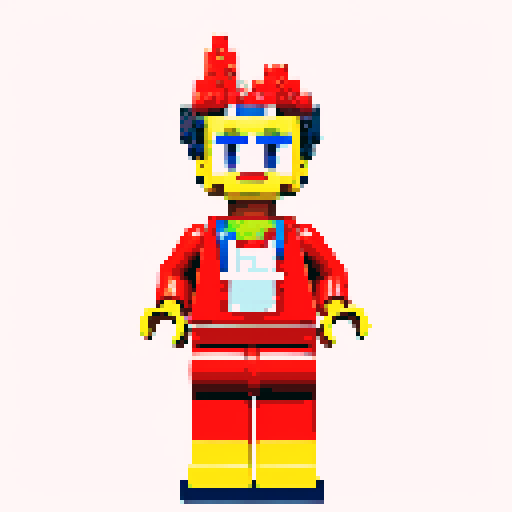 lego pixel, vibrant colors, blocky shapes, small plastic bricks, isometric perspective, retro video game, low resolution, 8-bit graphics, sharp edges, square grid, limited color palette, nostalgic feel, brick-built characters, iconic lego logo, digital recreation, detailed textures, crisp lines, simplified forms, nostalgic gaming vibes