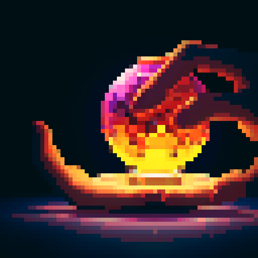 Close-up view of a crystal ball that witch is using to tell the fortuene of a cliente . The image should focus on the crystal ball with the witch's hands hovering over it, capturing the mystical light and reflections inside the ball as if the viewer is looking directly into it.